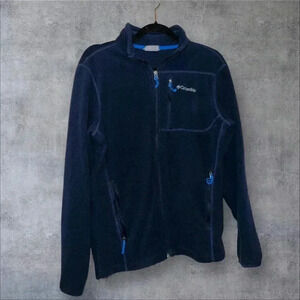 Men’s Columbia fleece zip up size small